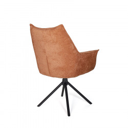 Fred Swivel Dining Chair Rust